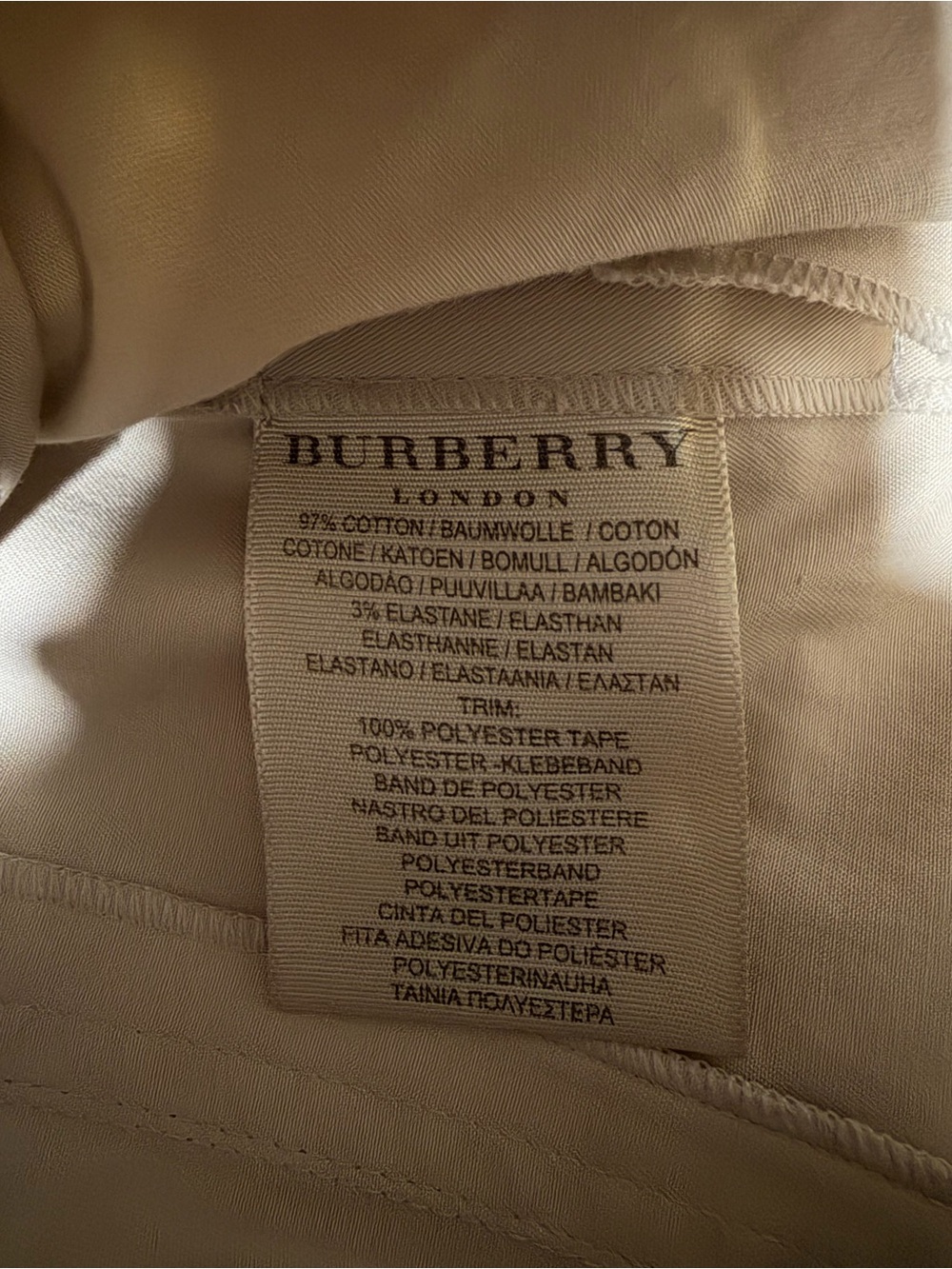 Burberry London Trench Dress Women's Beige with Black Buttons Size8 - Picture 3 of 9